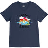 a turtle made it to the water V-Neck Tee