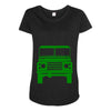 defender land rover Maternity Scoop Neck T-shirt