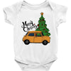 merry christmas car Baby Bodysuit