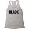 black Racerback Tank