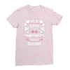 baking   it's ok to stare at my cupcakes Ladies Fitted T-Shirt
