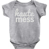 haute mess Baby Onesie