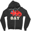 iguana Zipper Hoodie