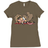 zombies!! Ladies Fitted T-Shirt