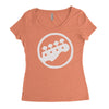 scott pilgrim vs the world bass guitar rockband vintage show movie tee Women's Triblend Scoop T-shirt