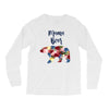 mama bear floral Long Sleeve Shirts