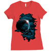 pirate (space)ship Ladies Fitted T-Shirt