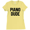 Piano Dude Ladies Fitted T-Shirt