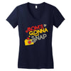 mom's gonna snap Women's V-Neck T-Shirt