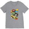 lion collector vectorized V-Neck Tee