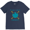 IT'S NEVER A CRIME TO EXIST Franky  One Piece V-Neck Tee
