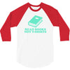read books not t shirts 3/4 Sleeve Shirt