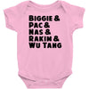 real hip hop heads Baby Bodysuit