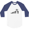 stop following me monkey 3/4 Sleeve Shirt