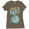 i want to ride my bike Ladies Fitted T-Shirt