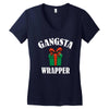 gangsta wrapper Women's V-Neck T-Shirt