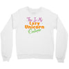 this is my lazy unicorn costume Crewneck Sweatshirt
