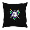 mighty leo Throw Pillow