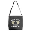 This Guy Needs a Beer Adjustable Strap Totes