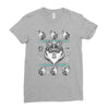 merry wolfmas Ladies Fitted T-Shirt