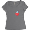 Mars and Astronaut Women's Triblend Scoop T-shirt
