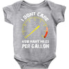 I Don't Care How Many Miles Per Gallon Baby Onesie