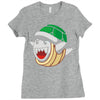 mario turtle Ladies Fitted T-Shirt