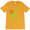 pumpkin skeleton dabbing T-Shirt