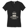 premium vintage 1951 classic perfectly aged limited edition Women's V-Neck T-Shirt