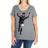 lionel messi 4 Ladies Curvy T-Shirt