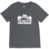 funny camera photography (2) V-Neck Tee