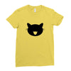 animal black Ladies Fitted T-Shirt