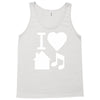 i love house music dj baseball Tank Top