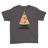 pizza lover's food pyramid Youth Tee