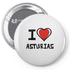 i love asturias Pin-back button