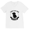 I Don't Eat Cock I'm Vegan V-Neck Tee