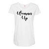 woman up Maternity Scoop Neck T-shirt