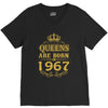 queens are born in 1967 V-Neck Tee