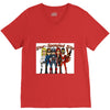 star spangled hammered V-Neck Tee