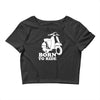 born to ride Crop Top