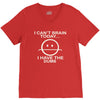 i cant brain today V-Neck Tee
