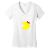 Mrs. Pacman Women's V-Neck T-Shirt