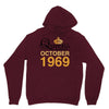 queens are born in october 1969 Unisex Hoodie