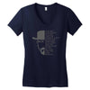 breaking bad inspired i am the danger Women's V-Neck T-Shirt