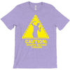 caution shapes being thrown printed T-Shirt