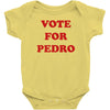 napoleon dynamite   vote for pedro Baby Onesie