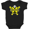 apocalypse baseball Baby Bodysuit
