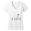 my heart beats for parrots Women's V-Neck T-Shirt