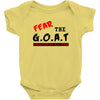 fear the goat Baby Bodysuit