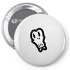 bad skull Pin-back button